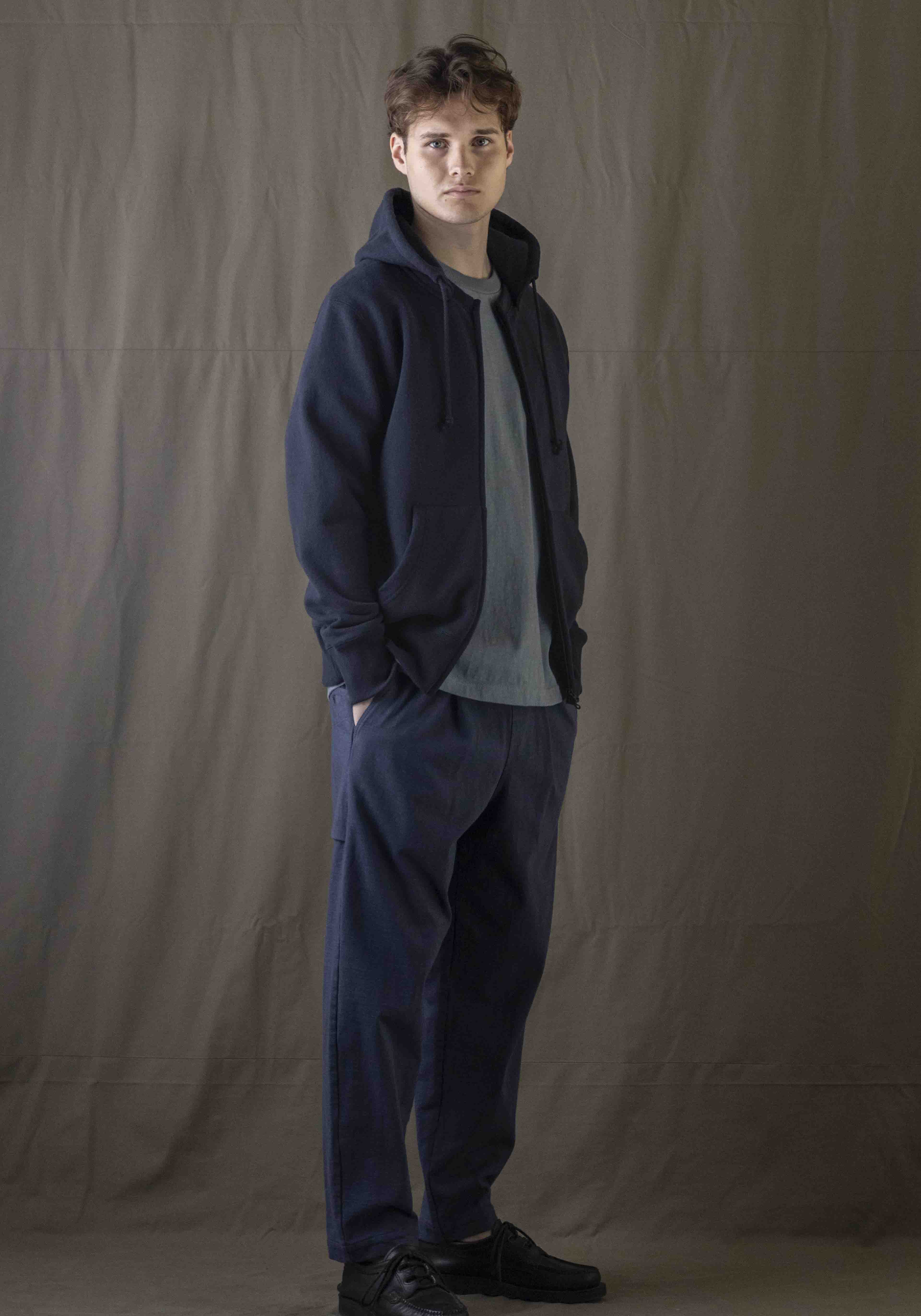 401:Retro Navy / Height:186cm Size:L