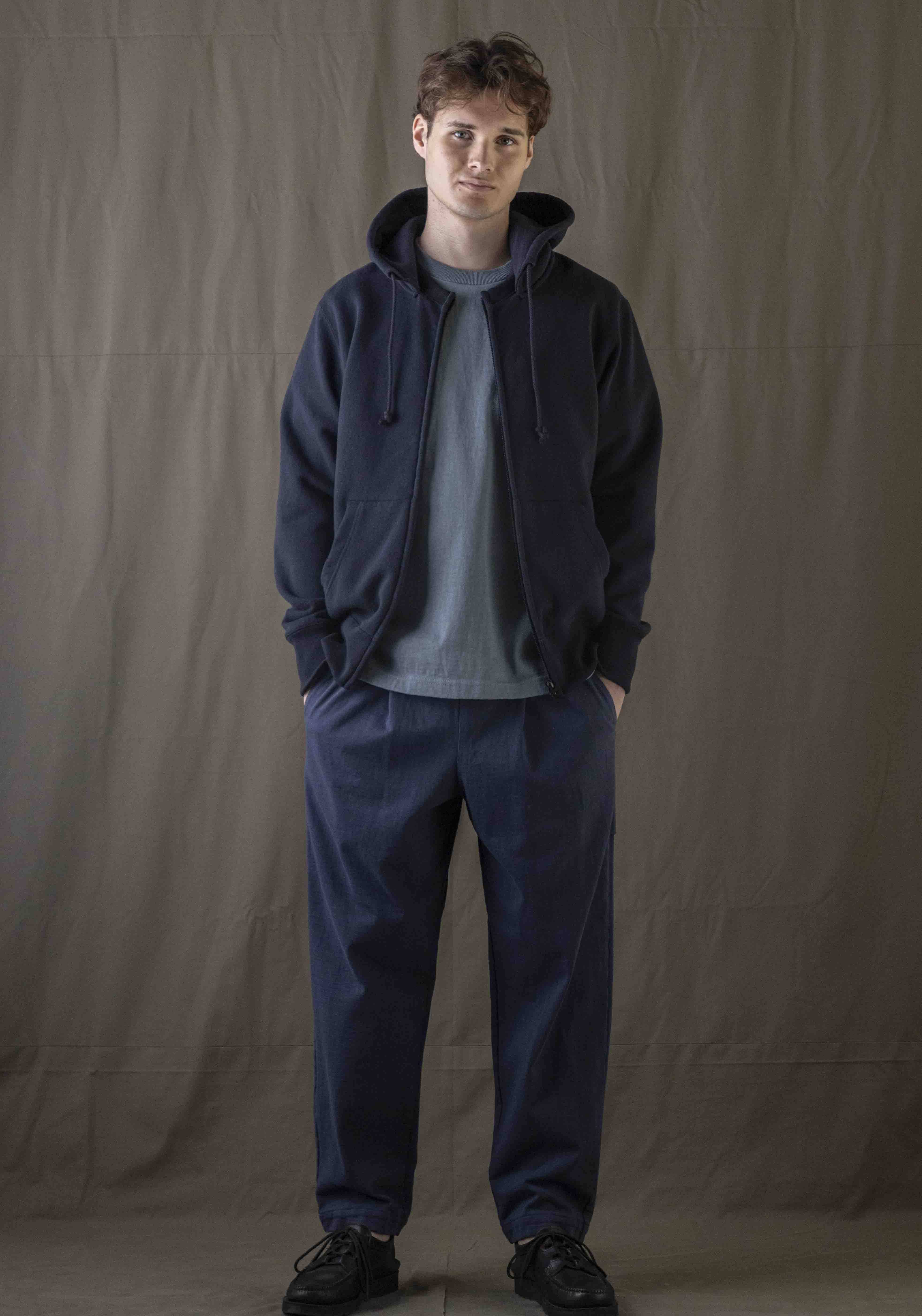 401:Retro Navy / Height:186cm Size:L