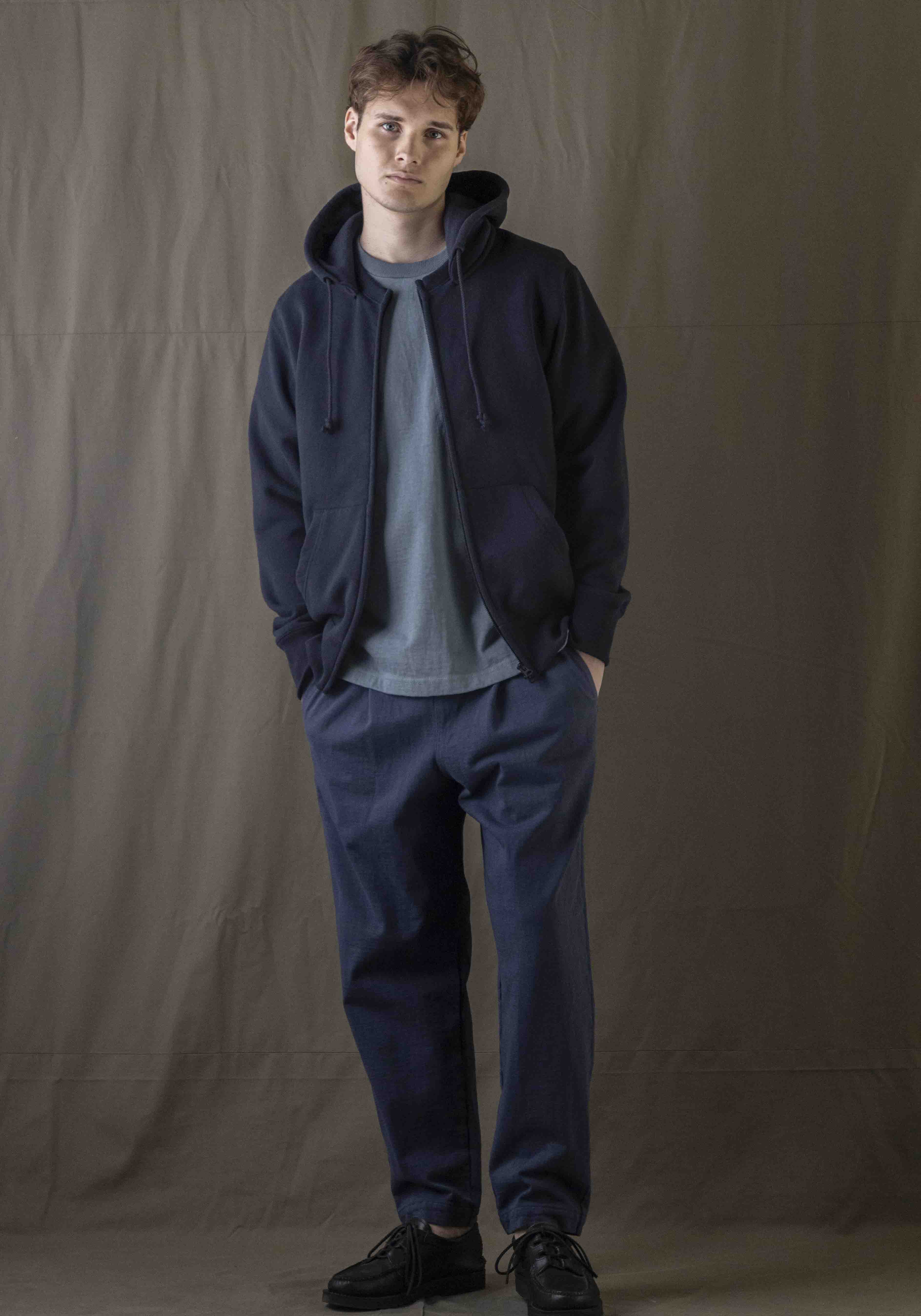 401:Retro Navy / Height:186cm Size:L