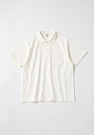 Dotsume Pocket Polo / Off White