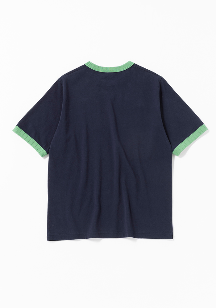 Rib GCU T-shirt(S 461:Navy x Green): ALL｜jackman日本公式サイト