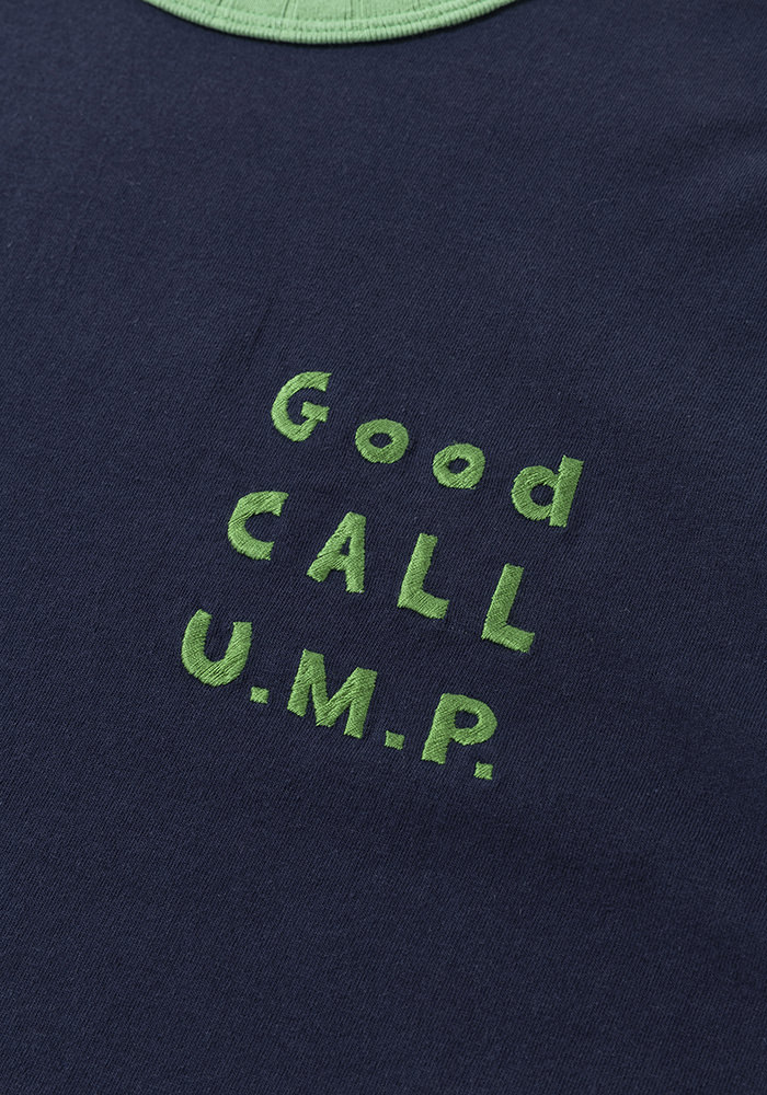 Rib GCU T-shirt(S 461:Navy x Green): ALL｜jackman日本公式サイト