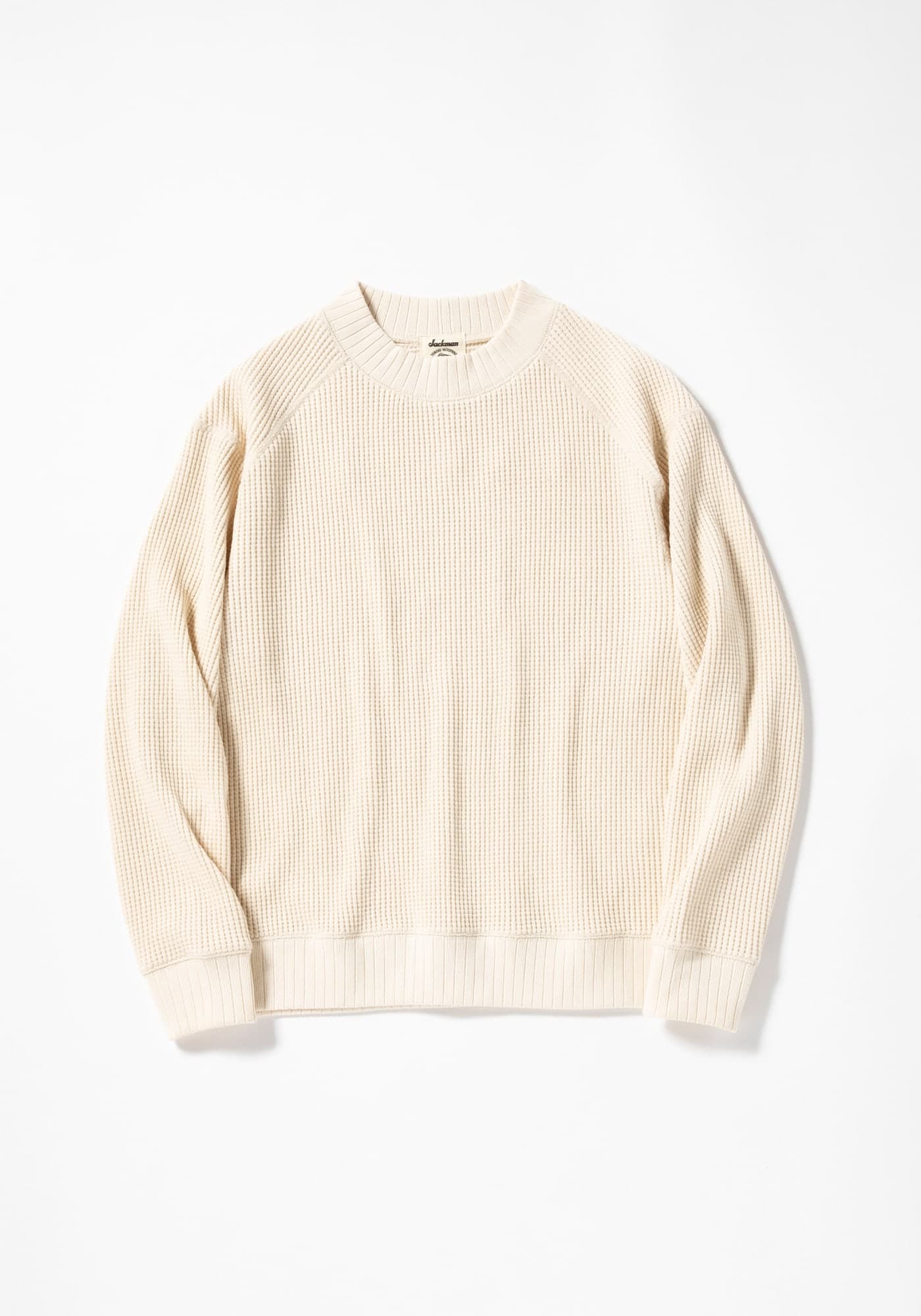 Waffle Mid-neck(S 14:Ivory): ALL｜jackman日本公式サイト