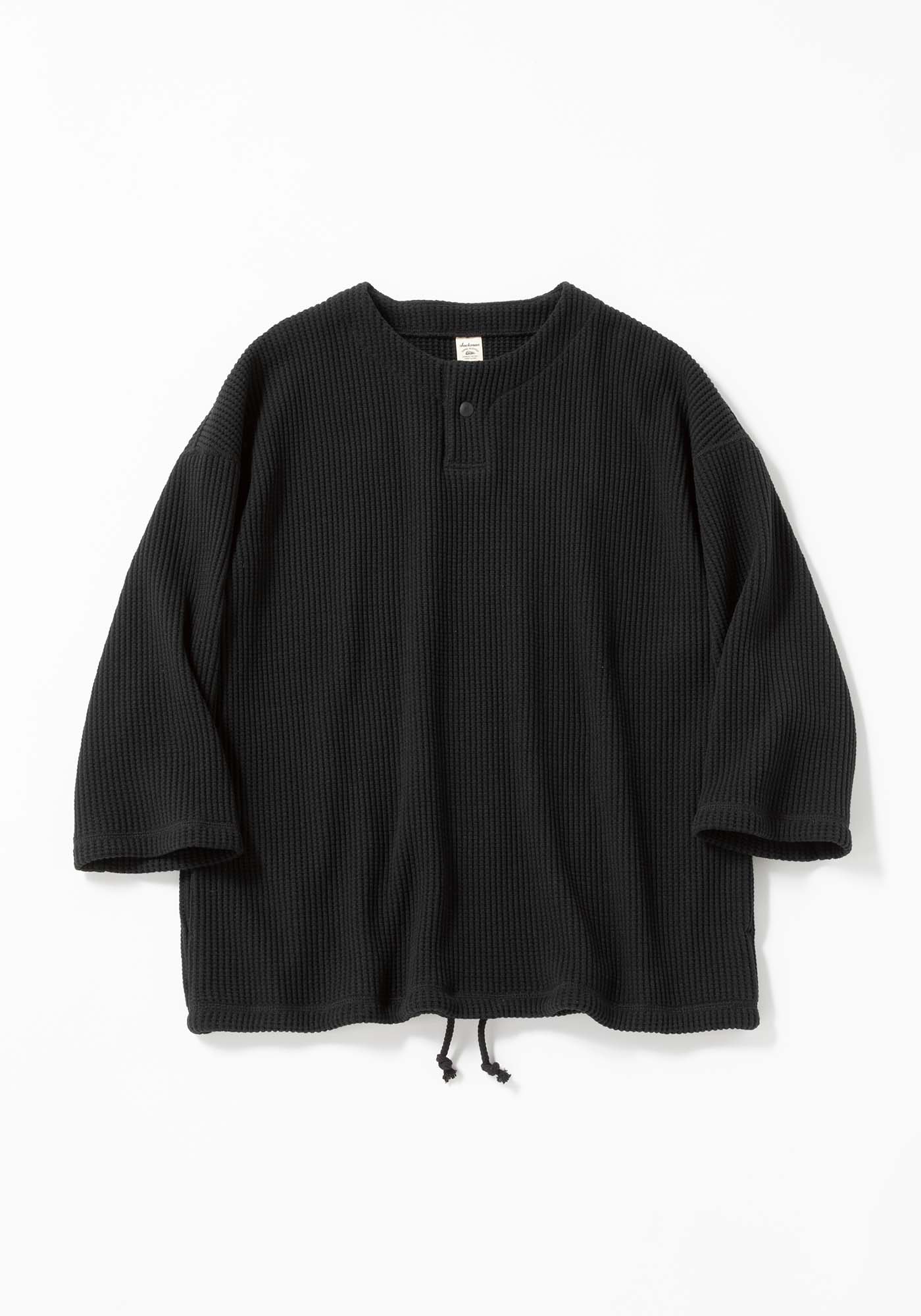 Waffle Himo Henley(S 07:Black): ALL｜jackman日本公式サイト