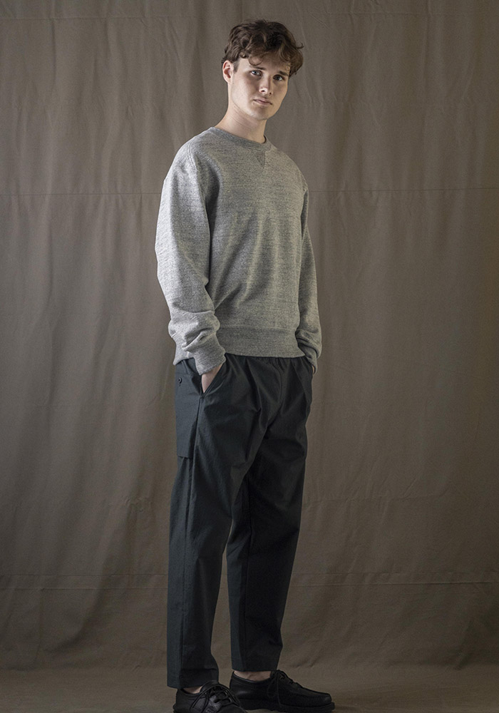 130:Heather Gray / Height:186cm Size:L