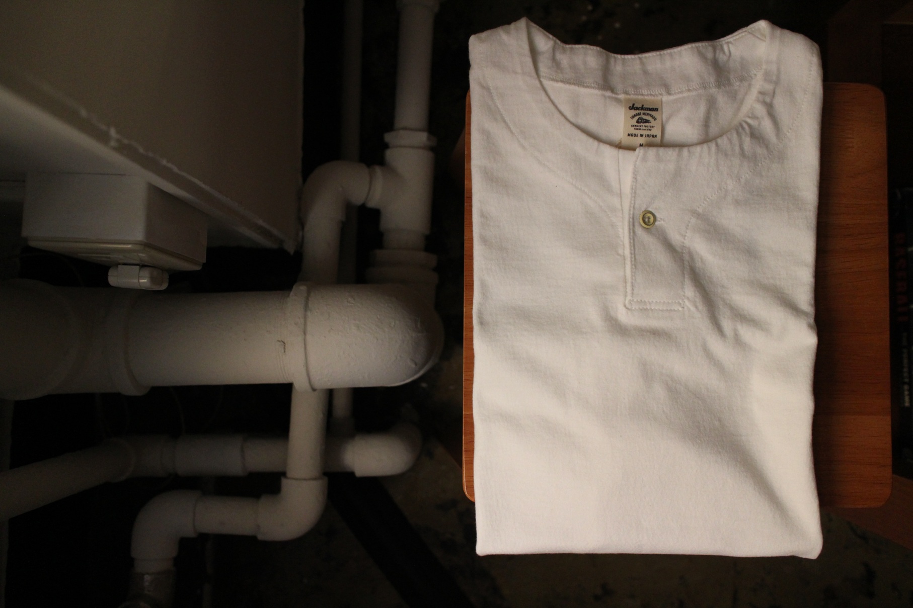 Henley Neck T‐Shirt