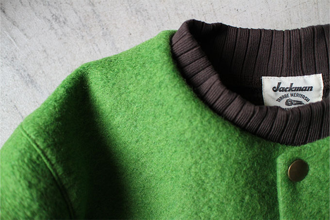 Wool Collarless Jacket