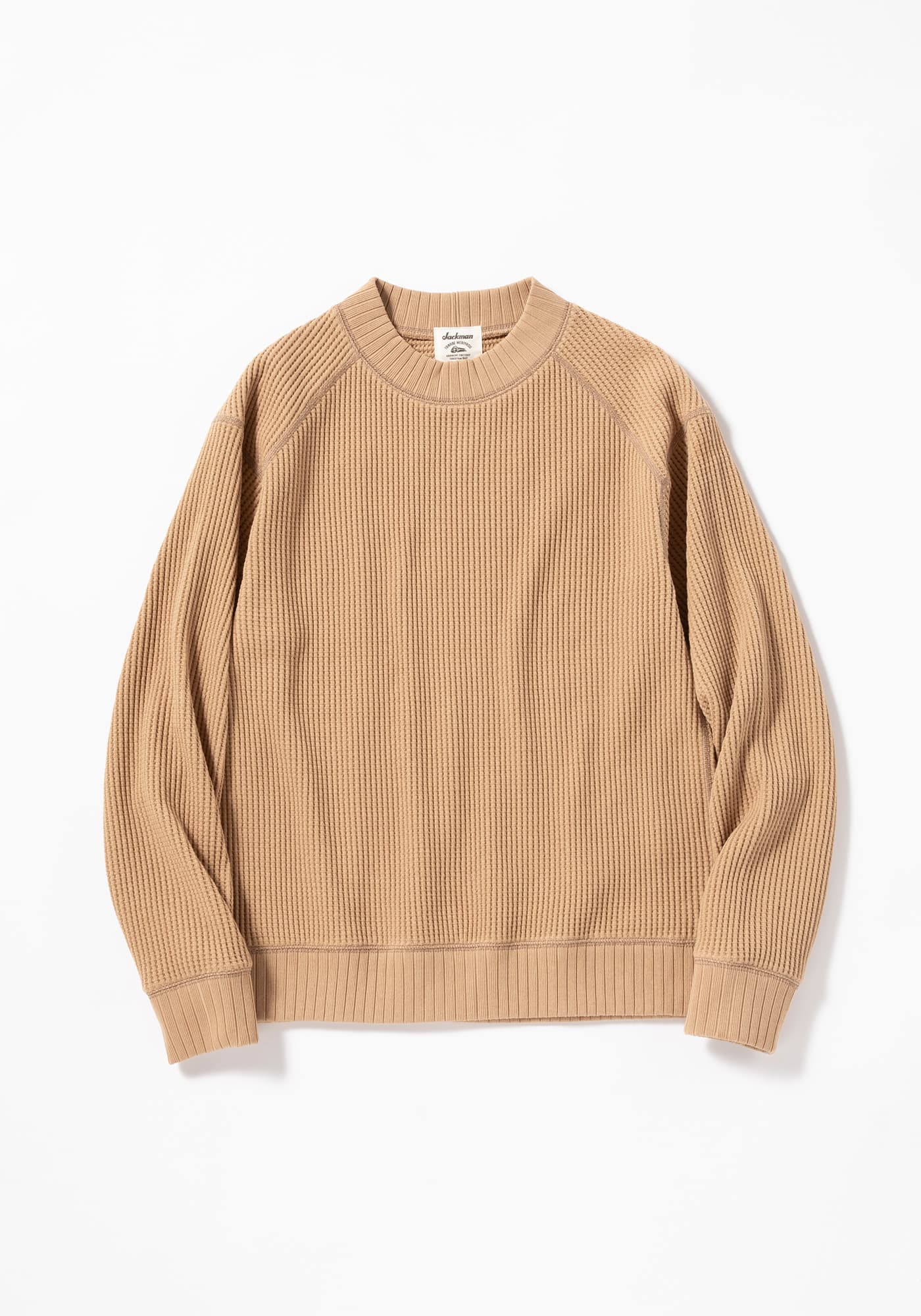 Waffle Mid-neck #Biscuit